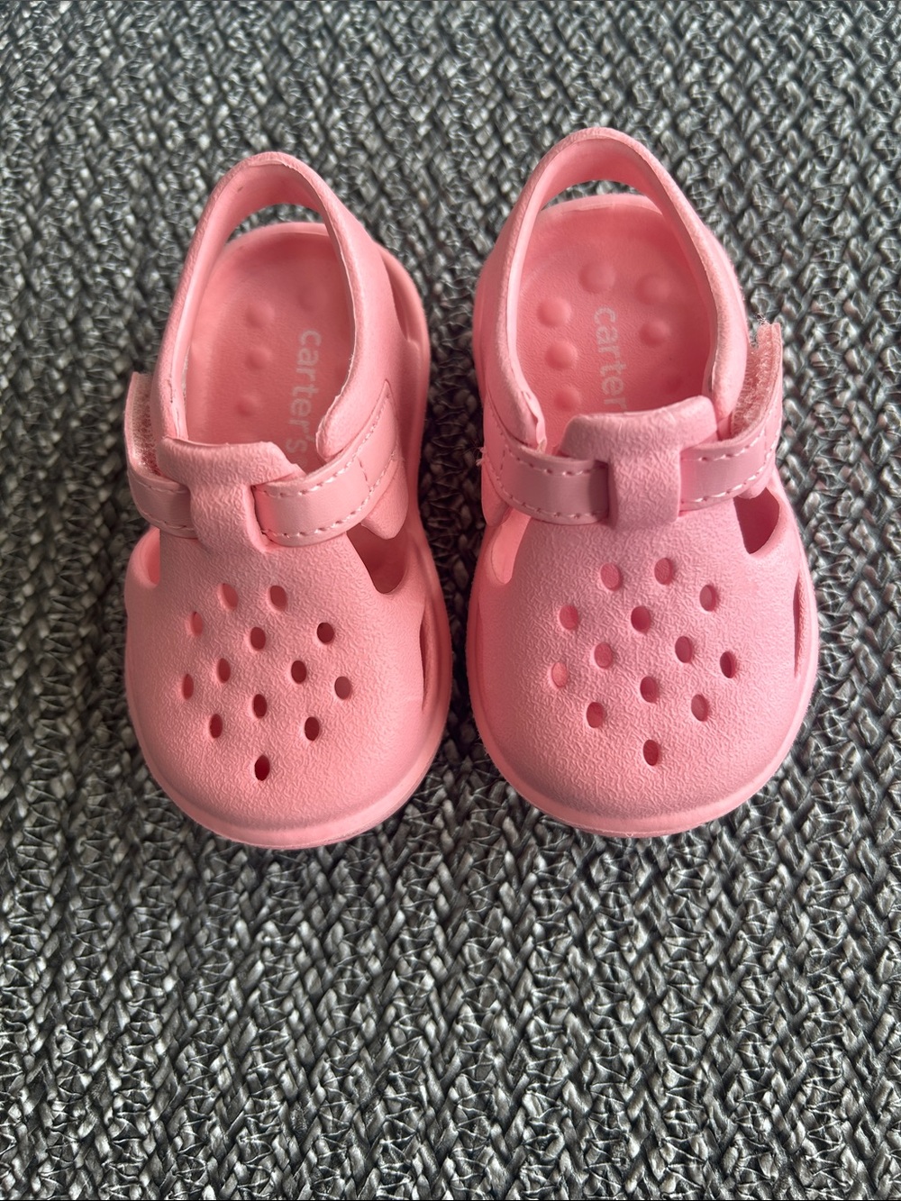 Carter's Pink Toddler Hook-and-Loop Sandal Shoes